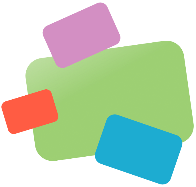 Colorful gift cards